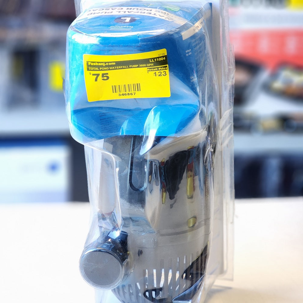 Total Pond Waterfall Pump 3600 GPH Total Pond Waterfall Pump 3600 GPH